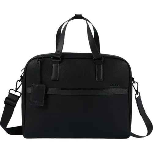 Portafolio Crepier Hombre Woods Grande color negro | Platanitos