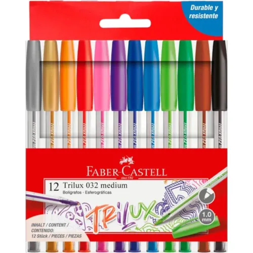 FABER CASTELL Varios modelo Lapiceros Trilux 032 x 12 Und varios 2026021814562675457  