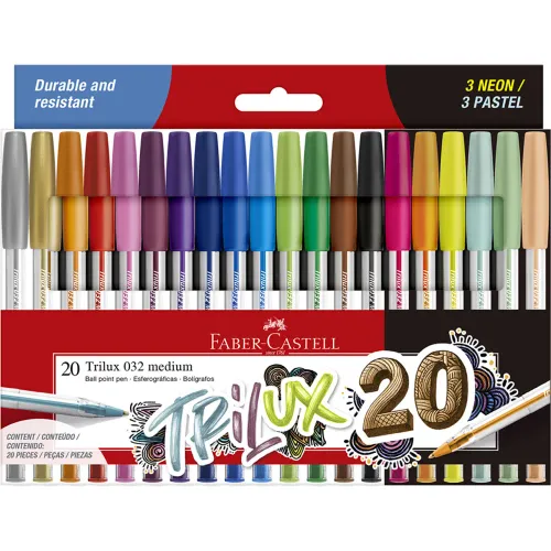 FABER CASTELL Varios modelo Lapiceros Trilux 032 x 20 Und varios 2026021814562675463  