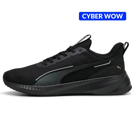 Zapatillas Puma Running Hombre Flyer Lite 3 color negro | Platanitos