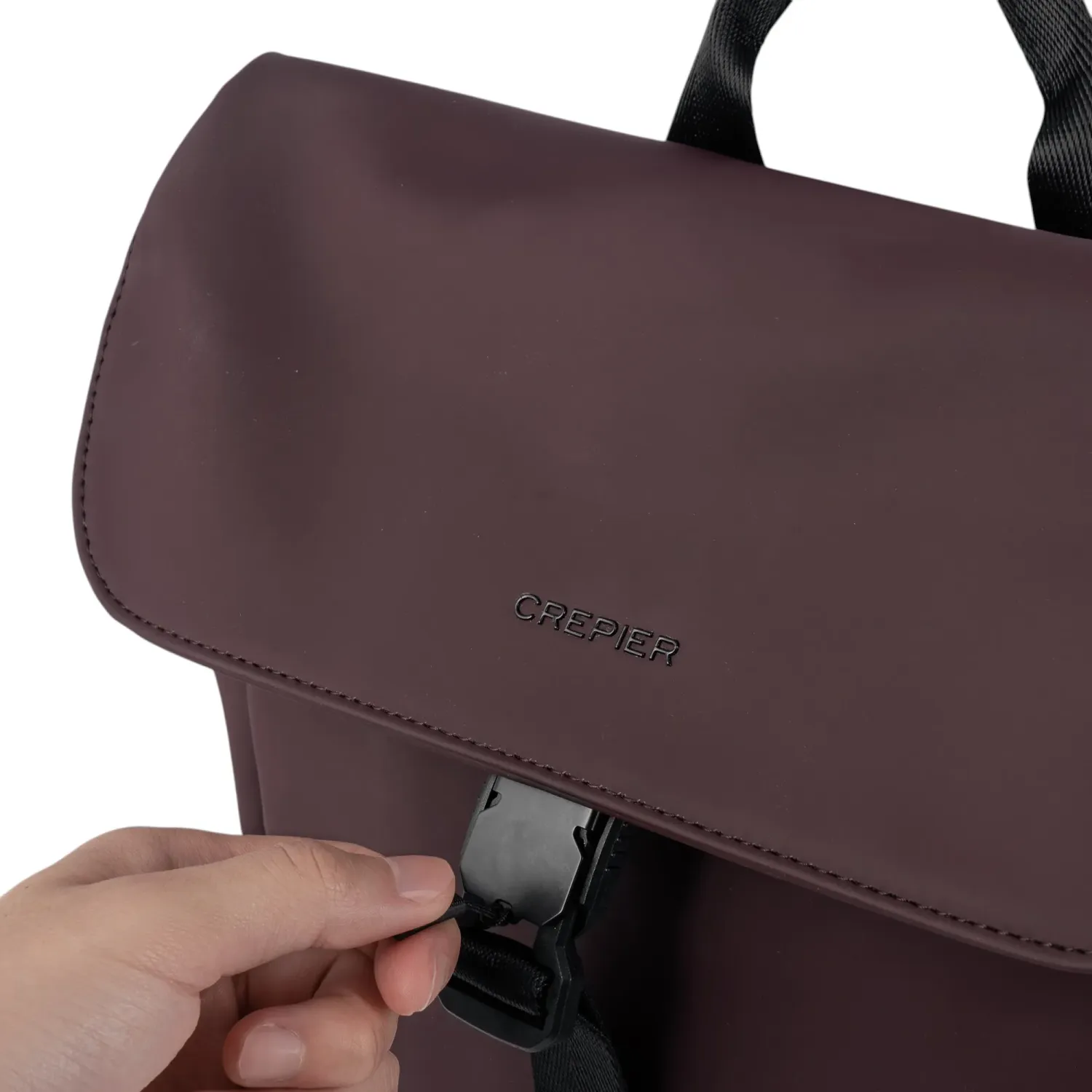 CREPIER Mochila Crepier Unisex Viena Grande color cherry | Platanitos