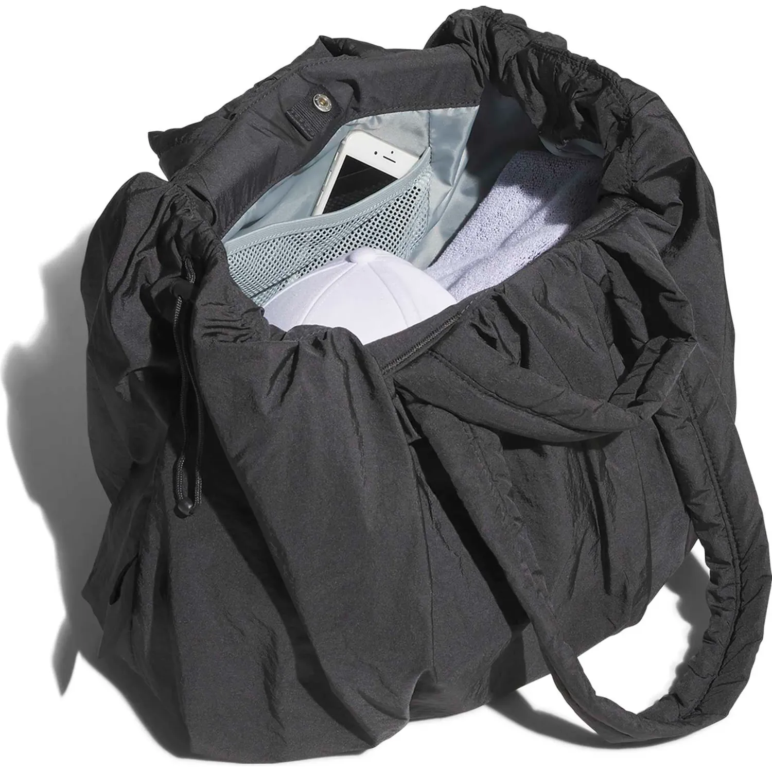 Bolso Adidas Training Mujer W Mh Tote Bag color plomo / negro | Platanitos