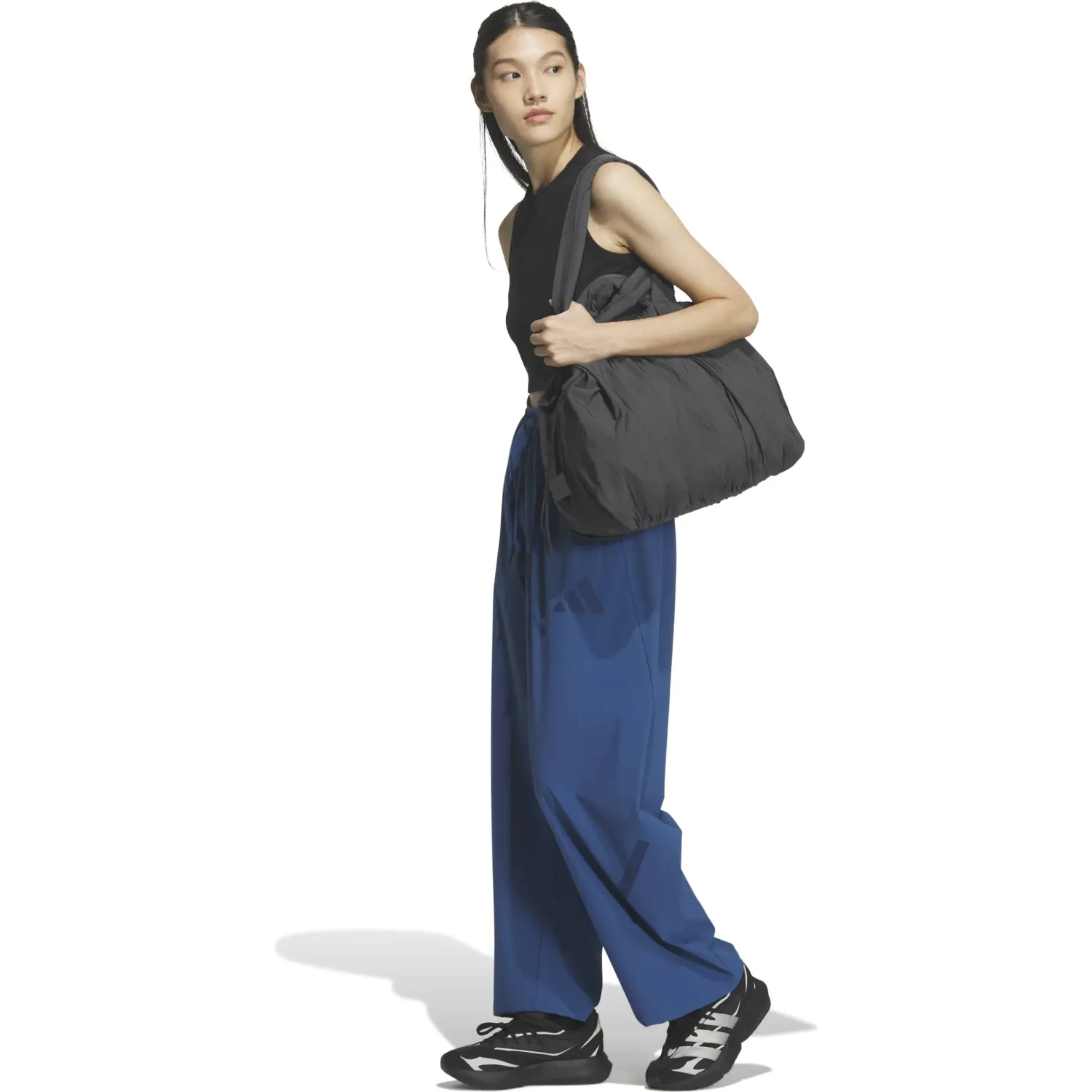 Bolso Adidas Training Mujer W Mh Tote Bag color plomo / negro | Platanitos