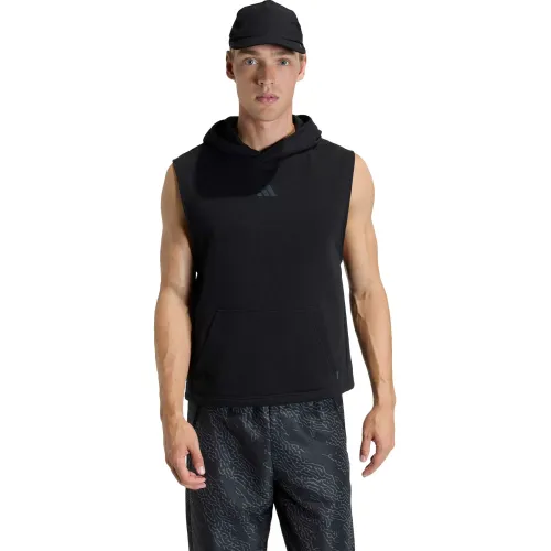 adidas Negro de Hombre modelo Polera Training Hombre Drop Arms Hood negros hombre 2026022321513964972  