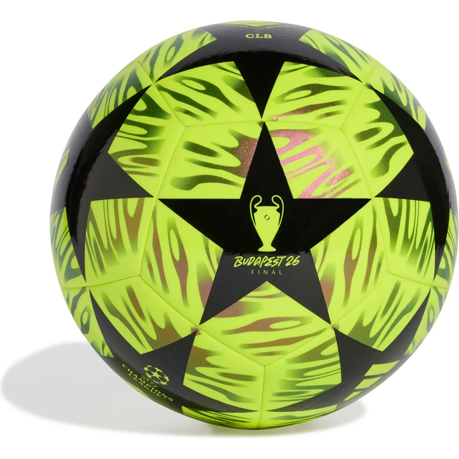 Pelota Adidas Futbol Unisex Ucl Clb F color neon / negro | Platanitos