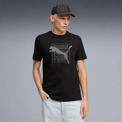 Puma Negro de Hombre modelo Polo Deportiva Hombre Graphic Wording Tee negros hombre 2026022322253272914