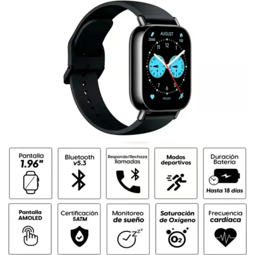 XIAOMI Reloj Smartwatch Redmi Watch 5 Lite Amoled Llamada Gps