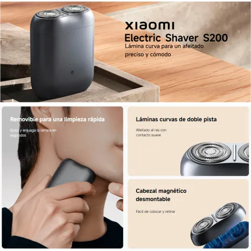 XIAOMI Afeitadora S200 Ipx7 Portátil (Uso En Seco Y Humedo)