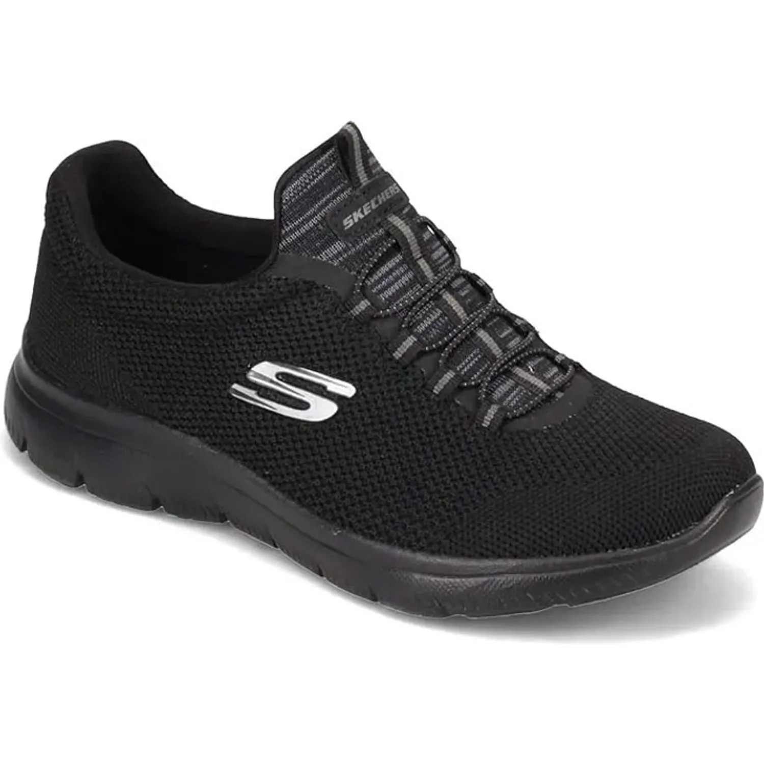 Zapatillas Skechers Urbanas Mujer Summits color negro | Platanitos