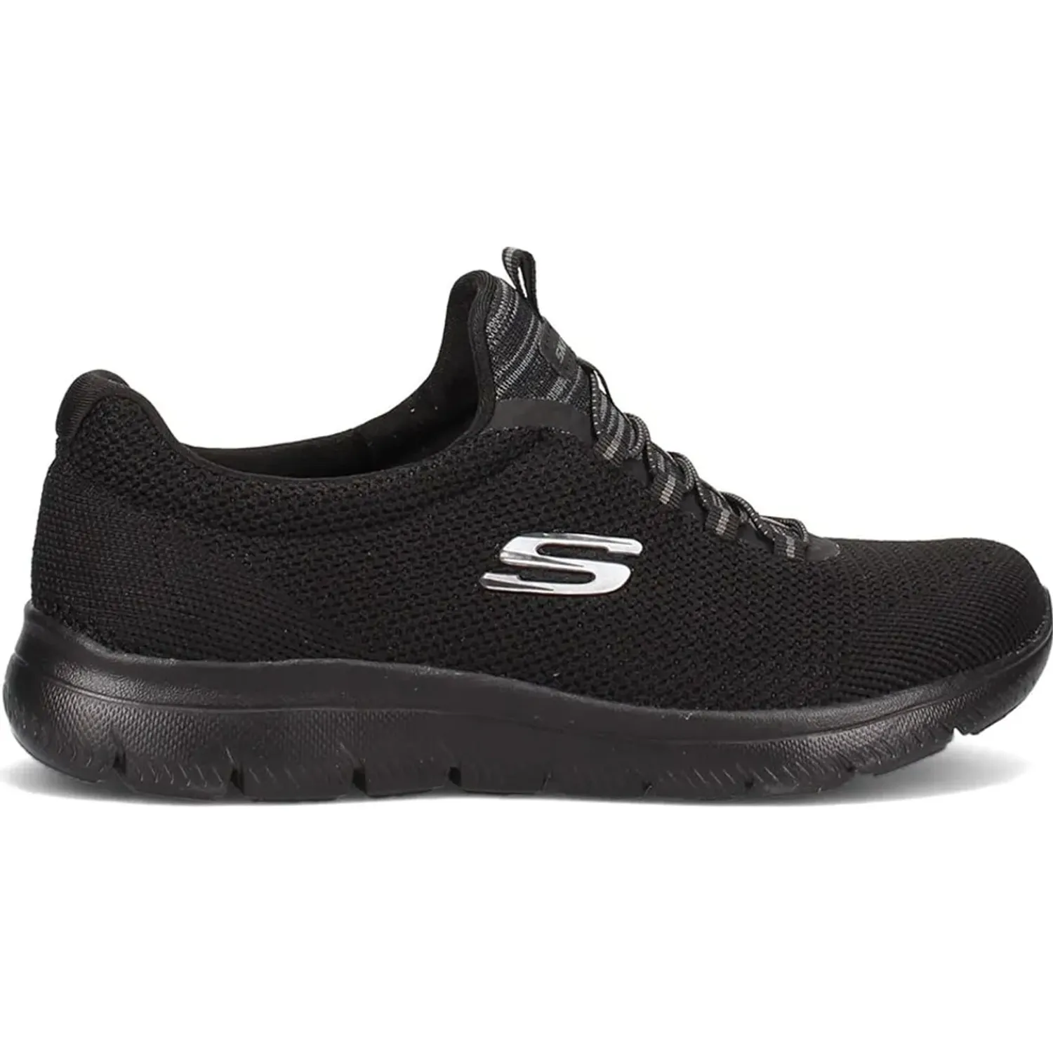 Zapatillas Skechers Urbanas Mujer Summits color negro | Platanitos