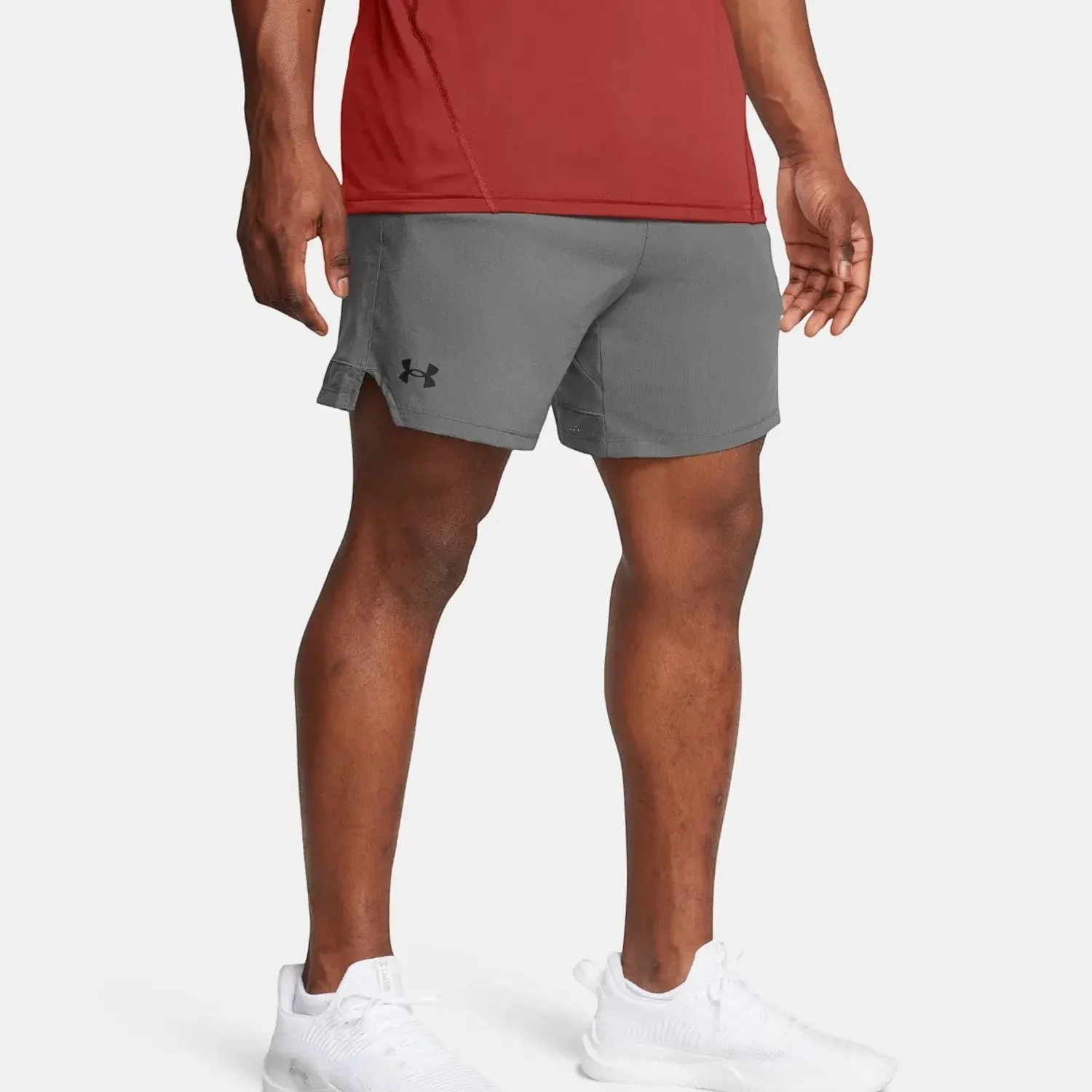 Short Under Armour Training Hombre Vanish Woven color gris oscuro | Platanitos