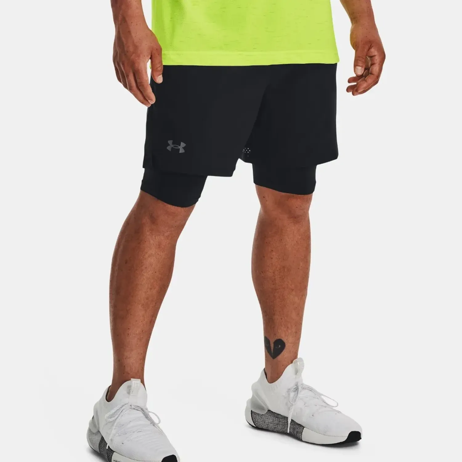 Short Under Armour Training Hombre Vanish Woven 2in1 Sts color negro | Platanitos