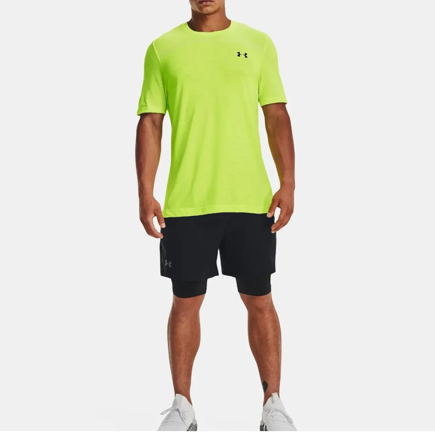 Short Under Armour Training Hombre Vanish Woven 2in1 Sts color negro | Platanitos