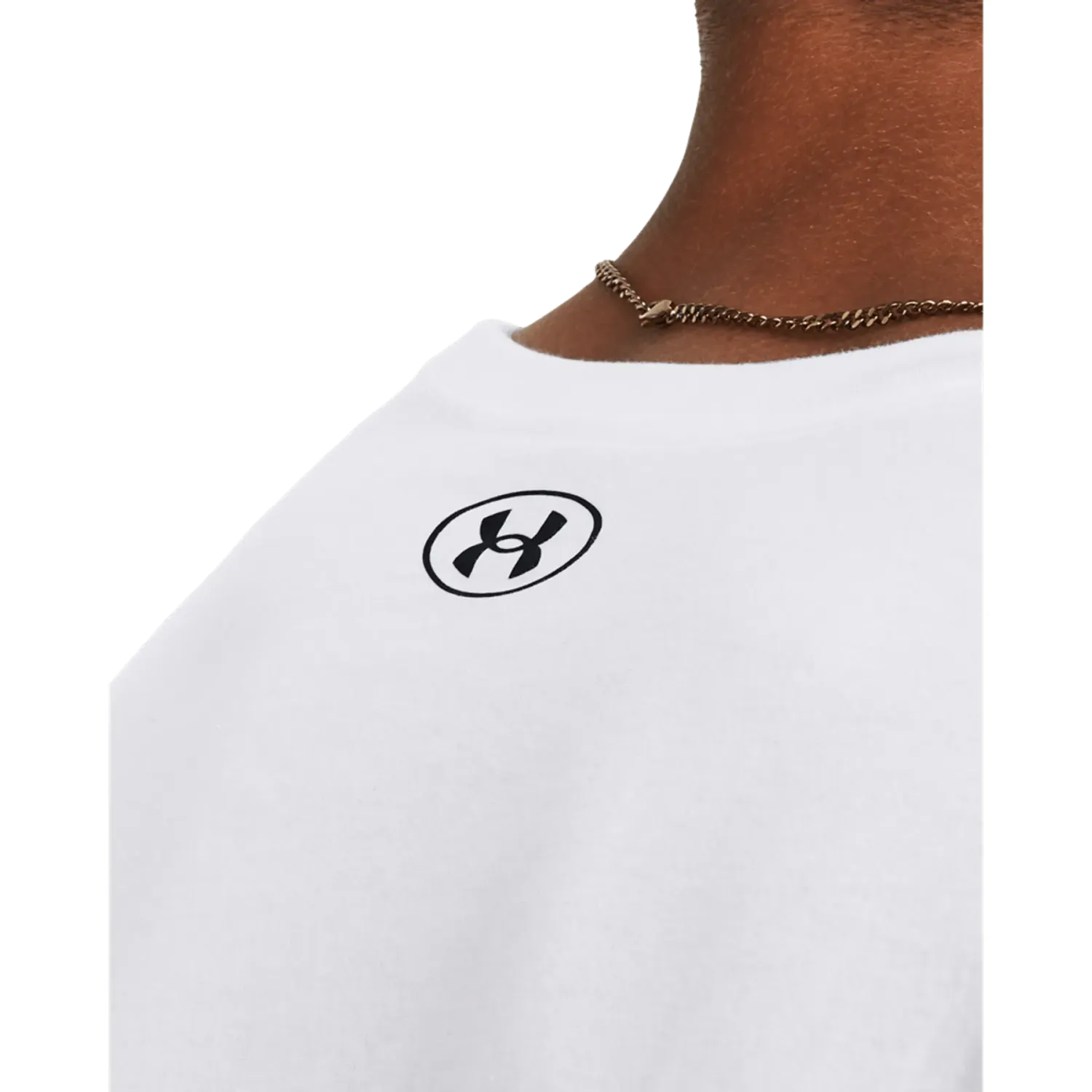 Polo Under Armour Urbano Hombre Camo Chest Stripe Ss color blanco | Platanitos
