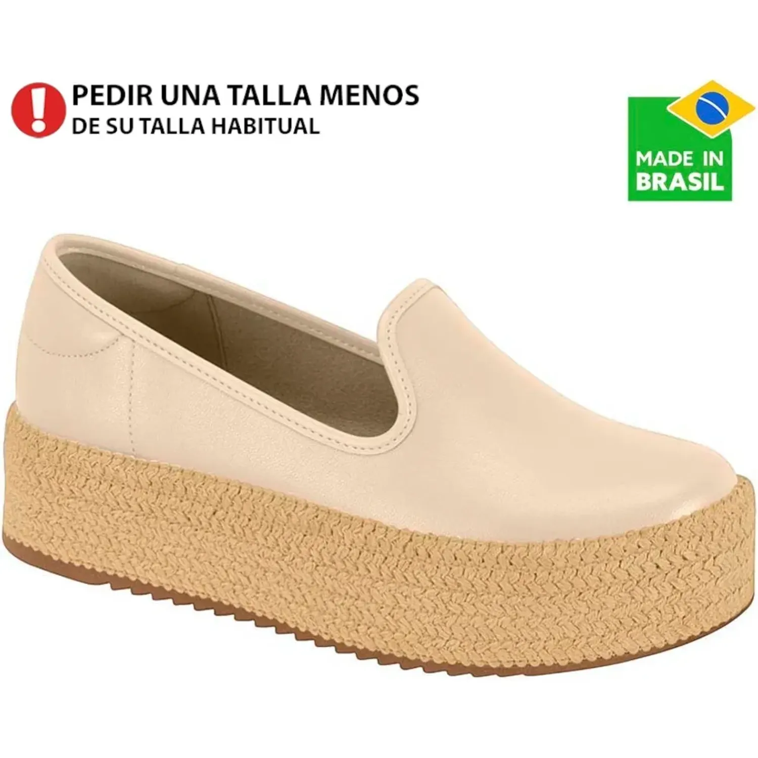 BEIRA RIO Alpargata Beira Rio Mujer 4232.613. color crema | Platanitos