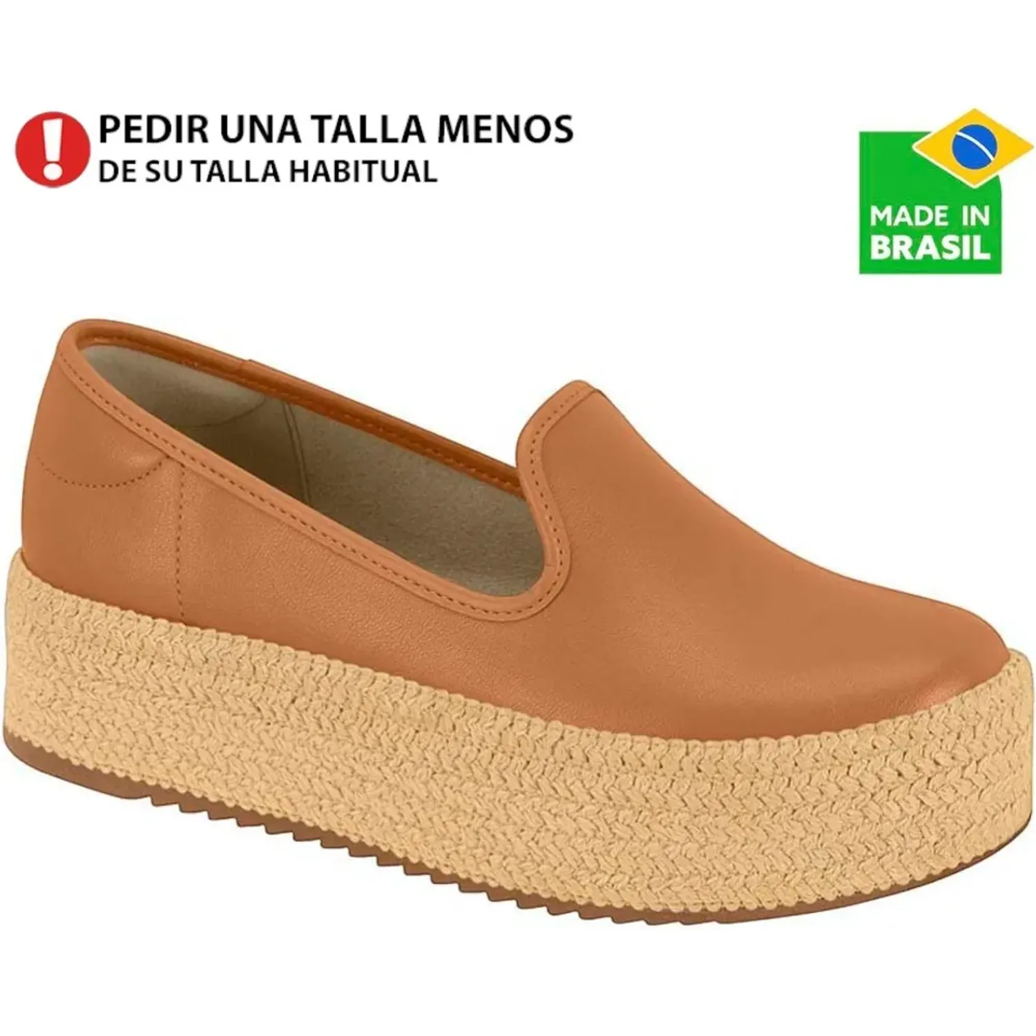 BEIRA RIO Alpargata Beira Rio Mujer 4232.613. color camel | Platanitos