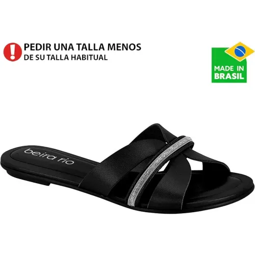 BEIRA RIO Negro de Mujer modelo Sandalia Flat Mujer 8367.874. negros sintéticos mujer 2026022714384774332 Sintético Pvc