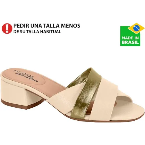MODARE Marfil de Mujer modelo Sandalia Vestir Mujer 7211.107. cremas sintéticos mujer 2026022714384774989 Sintético Pvc