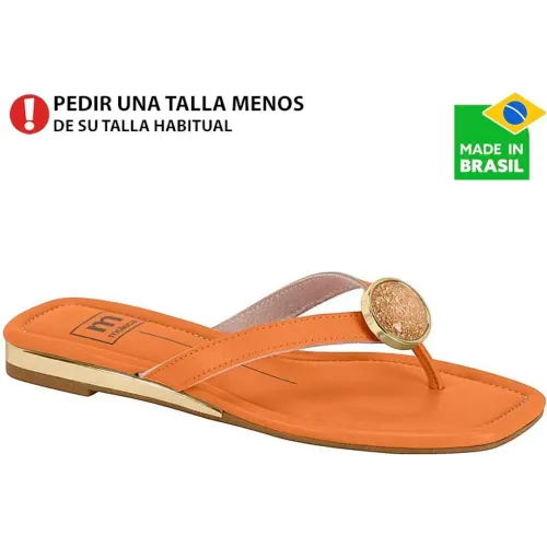 MOLECA Naranja de Mujer modelo Sandalia Flat Mujer 5559.102. sintéticos mujer 2026022714384775751 Sintético Pvc