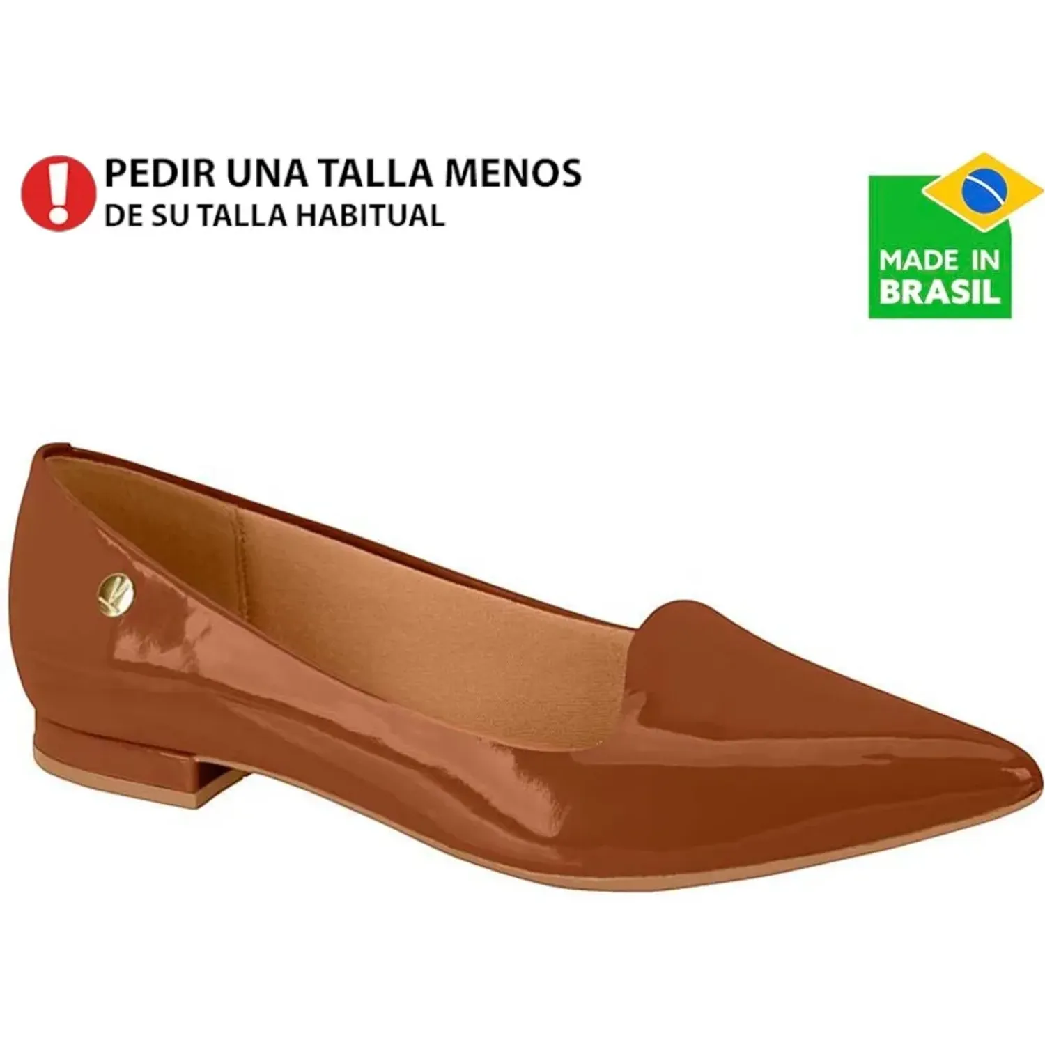 Ballerina Vizzano Mujer 1206.261. color moca | Platanitos