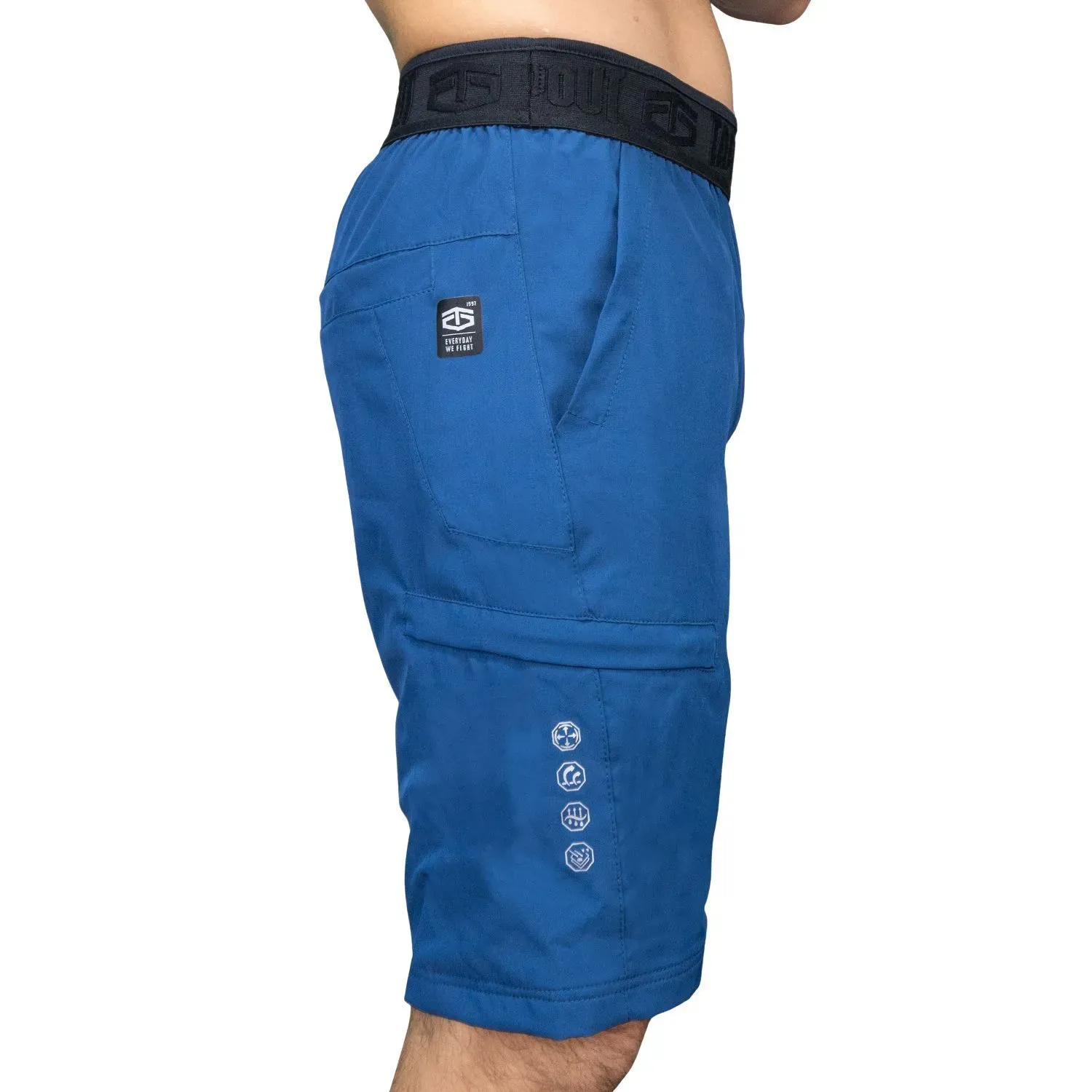TAPOUT Short Tapout Training Hombre Chernobyl color acero | Platanitos