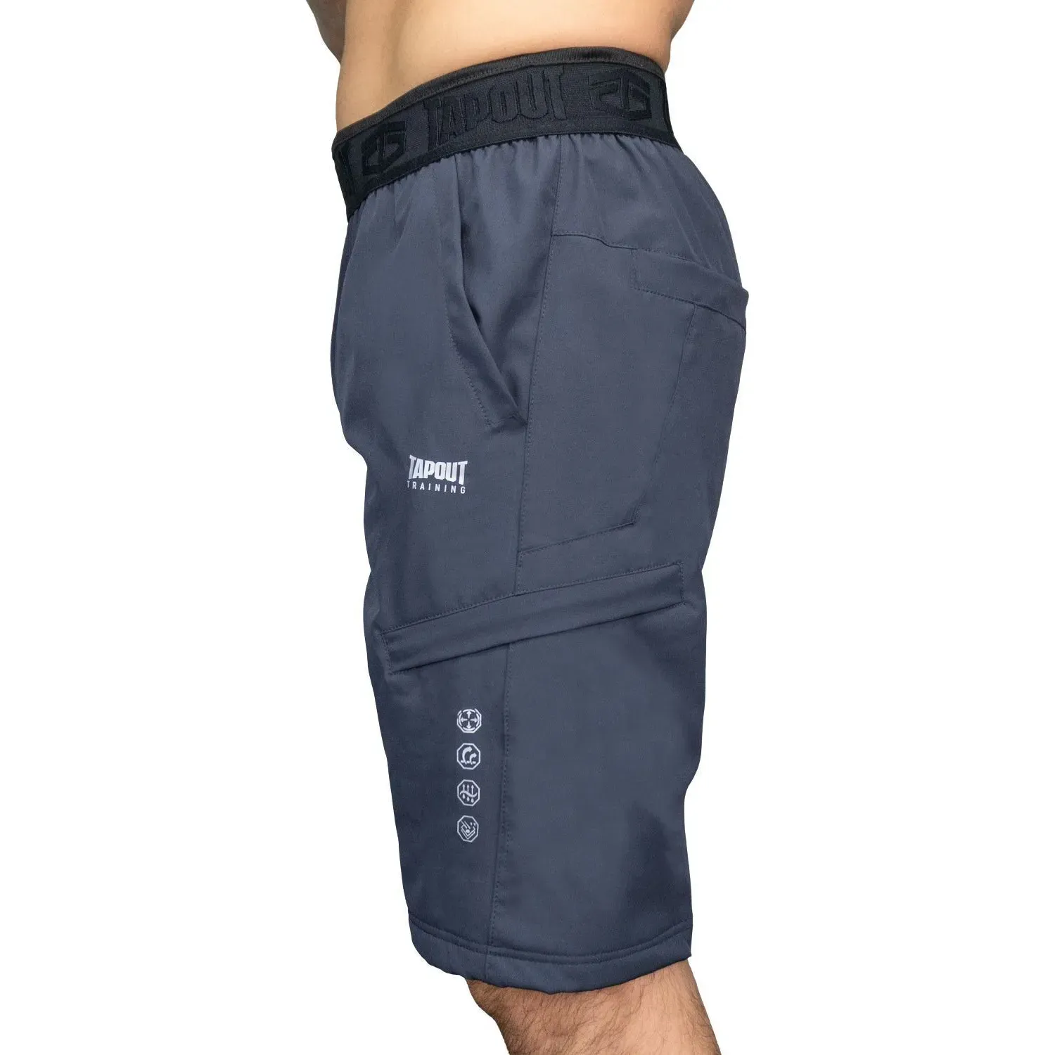 Short Tapout Training Hombre Chernobyl color gris | Platanitos