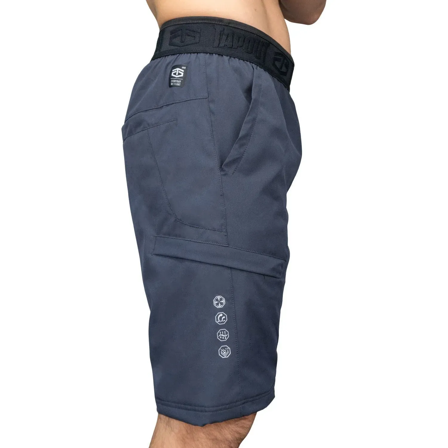 Short Tapout Training Hombre Chernobyl color gris | Platanitos
