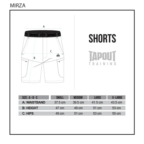 TAPOUT Short Training Hombre  Mirza