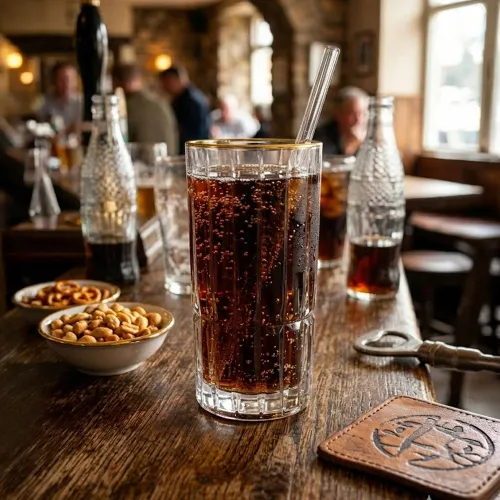 ICHIMATSU Juego X 6 Piezas Vaso Largo Radial Filo Dorado 385 Ml