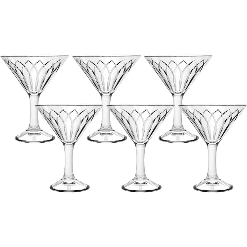 ICHIMATSU Transparente modelo Juego X 6 Piezas Copa Martini 220 Ml transparentes 2026030213113528062  