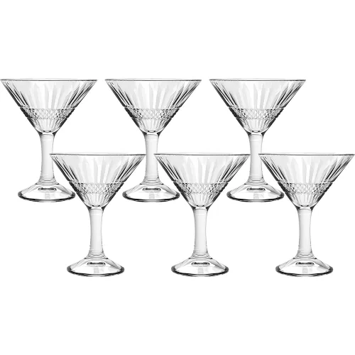 ICHIMATSU Transparente modelo Juego X 6 Piezas Copa Martini 220 Ml transparentes 2026030213113528071  