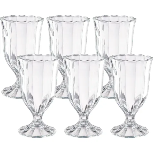ICHIMATSU Transparente modelo Juego X 6 Piezas Copa Con Borde Ondulado 310 Ml transparentes 2026030213113528120  