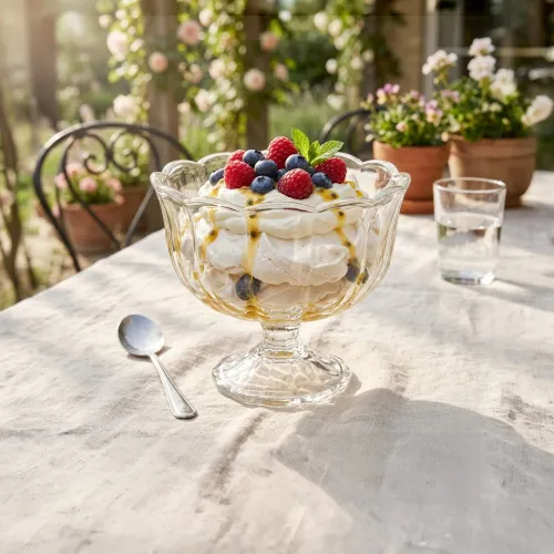 ICHIMATSU Juego X 6 Piezas Copa Ancha Con Borde Ondulado 410 Ml