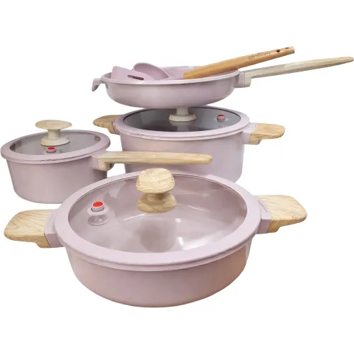 MGC Rosado modelo Juego De Ollas X 9 Pz Con Resvestimiento De Cerámica ( Cac.18+olla24+olla Baja24+sart.24+cuchar+esp) rosados 2026030213113528165  