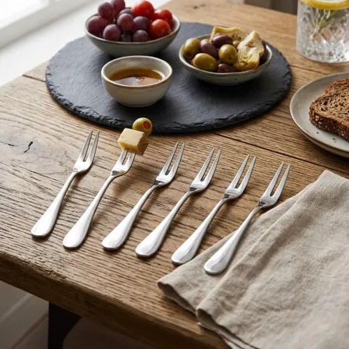 ICHIMATSU Set X 6 Cubiertos Para Piqueo (13x1x0.3 Cm)