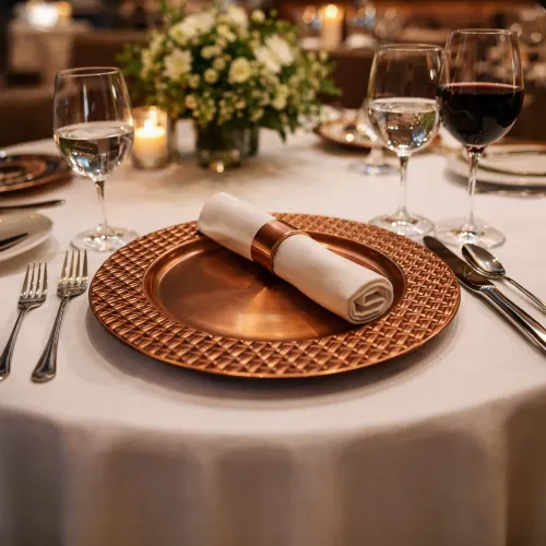 ICHIMATSU Plato Base De Plastico Modelo Trenzas 32 Cm