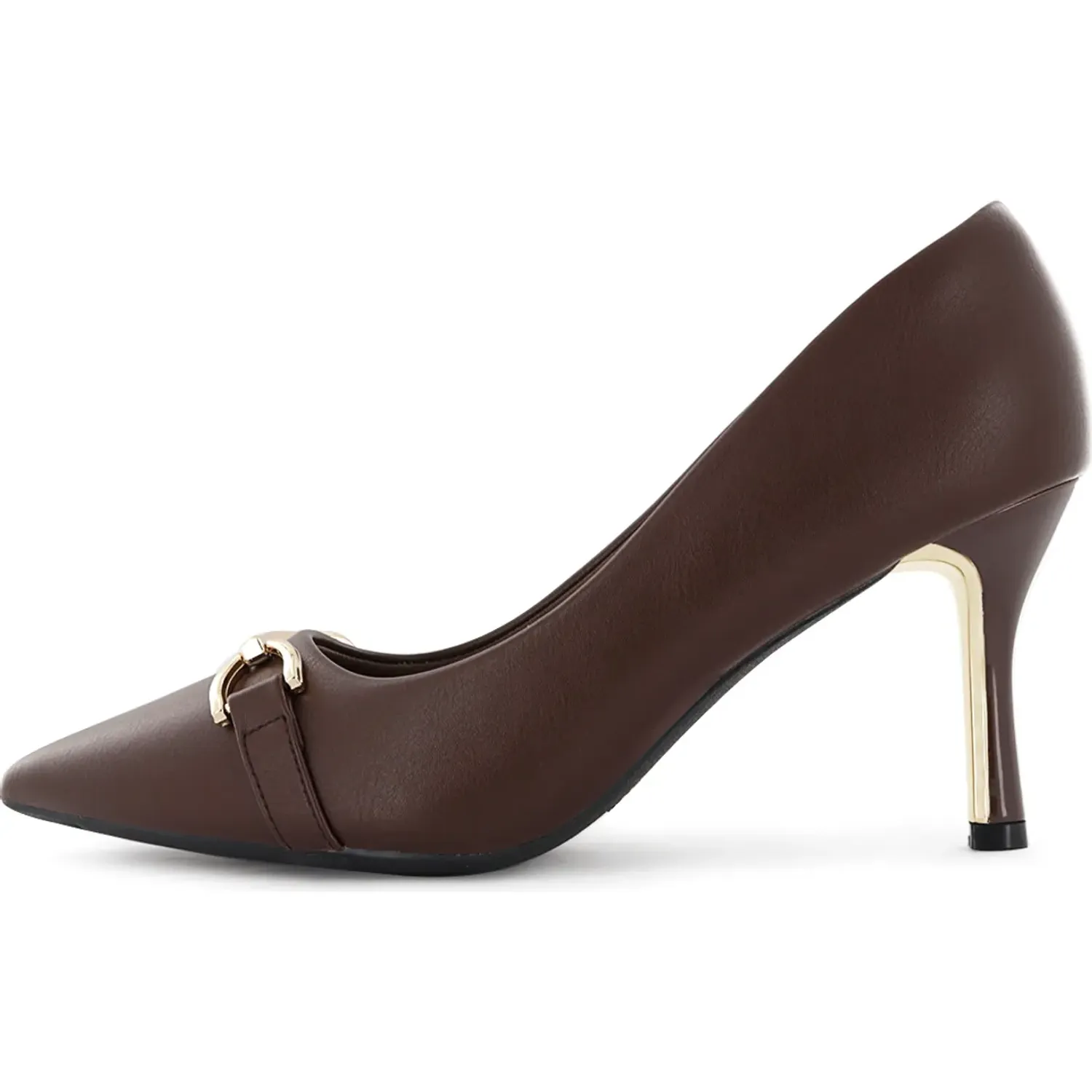 Zapato Impuls De Vestir Reina Vestir Mujer Muriel39 color chocolate | Platanitos