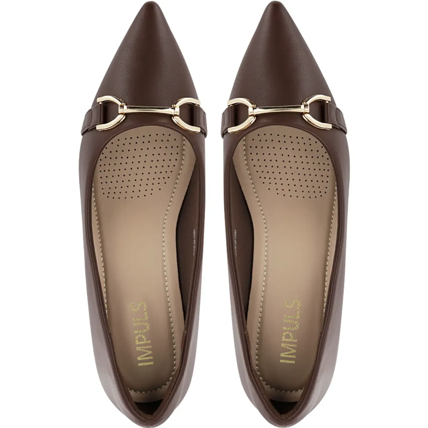 Zapato Impuls De Vestir Reina Vestir Mujer Muriel39 color chocolate | Platanitos