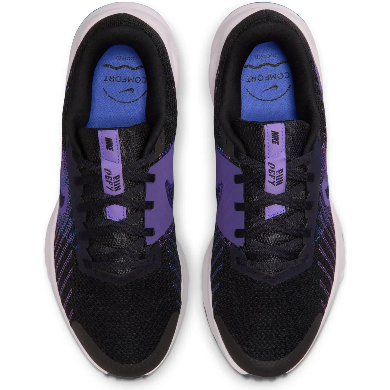 Zapatillas Nike Running Mujer Run Defy color negro | Platanitos