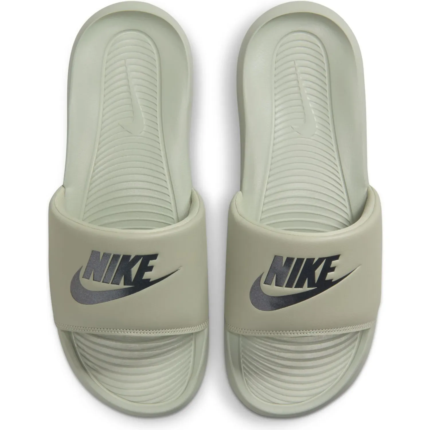 Sandalias Nike Hombre Victori One Slide color verde | Platanitos