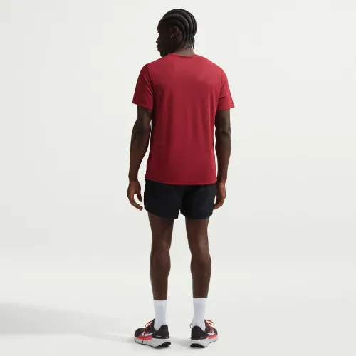 Nike Camiseta Manga Corta Running Hombre M Nk Df Uv Miler Run Energy Ss