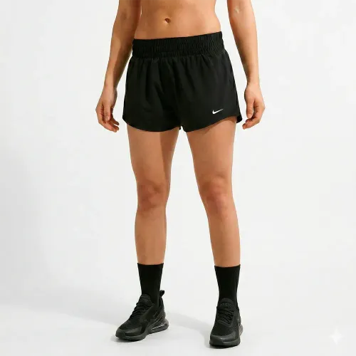 Mujer Nike Negro Short Training Mujer Dri-Fit One 2n1 - 3in
