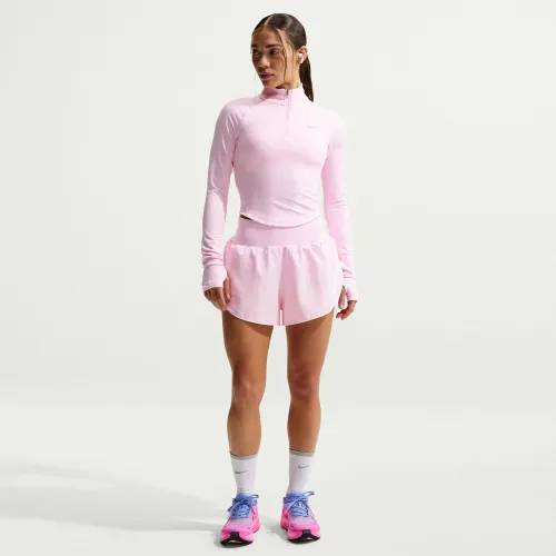 Nike Short Running Mujer W Nk Tempo Flw Swsh Mr Df Shrt