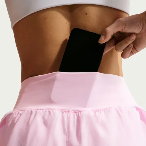 Nike Short Running Mujer W Nk Tempo Flw Swsh Mr Df Shrt