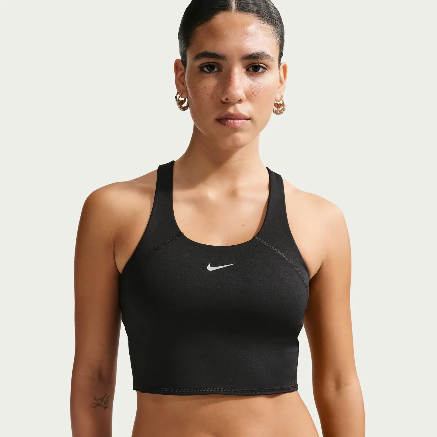 Bividi Nike Training Mujer W Tempo Dri-Fit Crop Bra Tank color  | Platanitos
