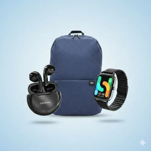 HAYLOU/LENOVO/XIAOMI Azul modelo Haylou Smartwatch Rs4 Plus  +Lenovo Audifono Ht38  +Xiaomi Mochila Daypack 2026030319540429441  