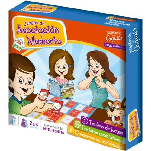 COQUITO Varios modelo Juego Asociación Y Memoria (4 Libros + 4 Tarjetas) varios 2026030517464777887  