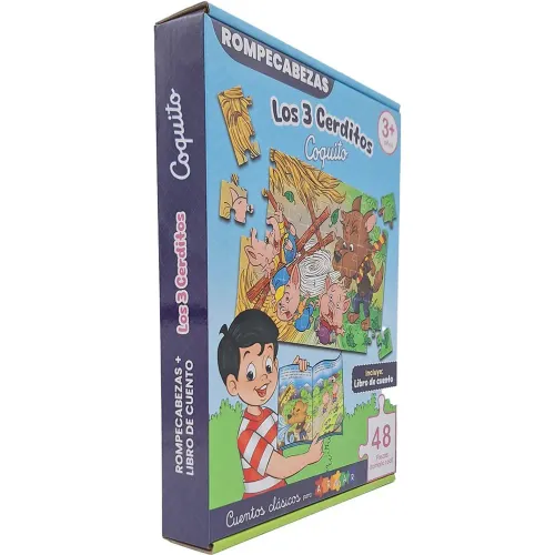 COQUITO Rompecabezas Los Tres Cerditos