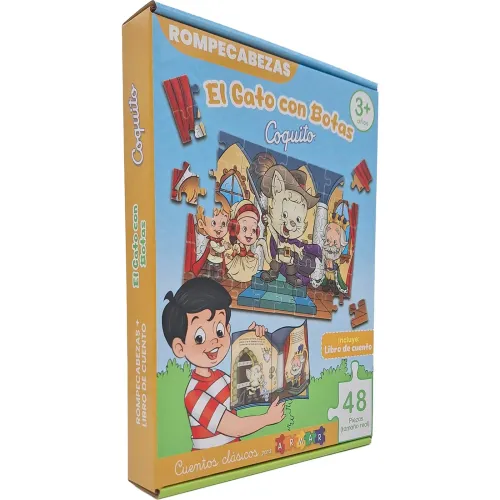COQUITO Rompecabezas El Gato Con Botas