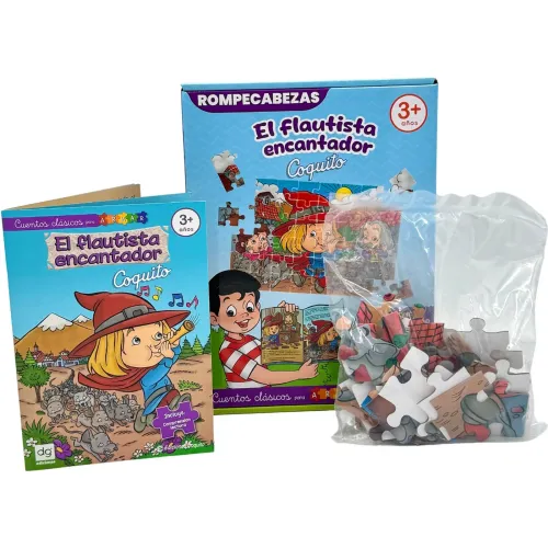 COQUITO Rompecabezas El Flautista Encantador